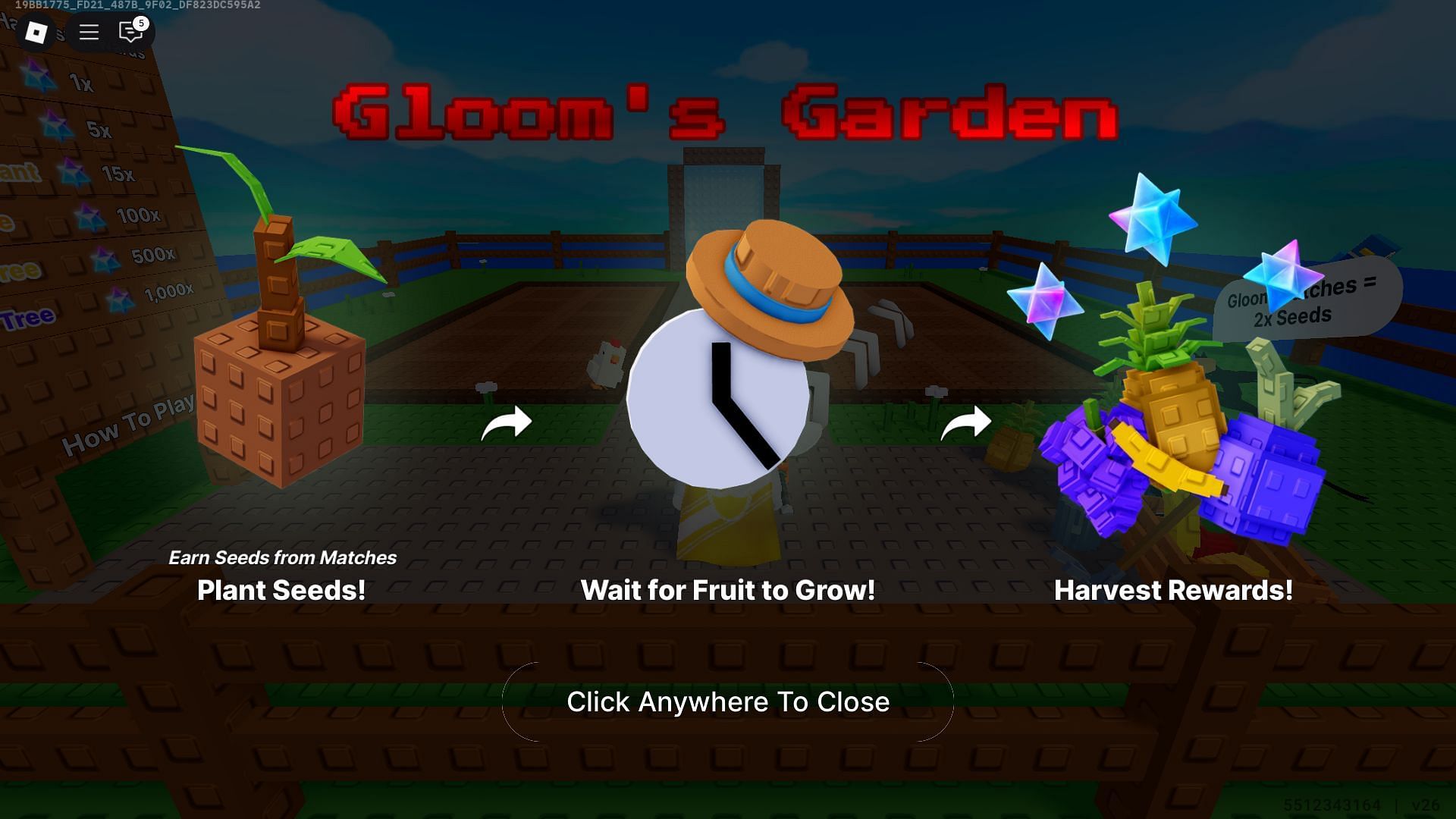Gloom's Garden (Image via Roblox)